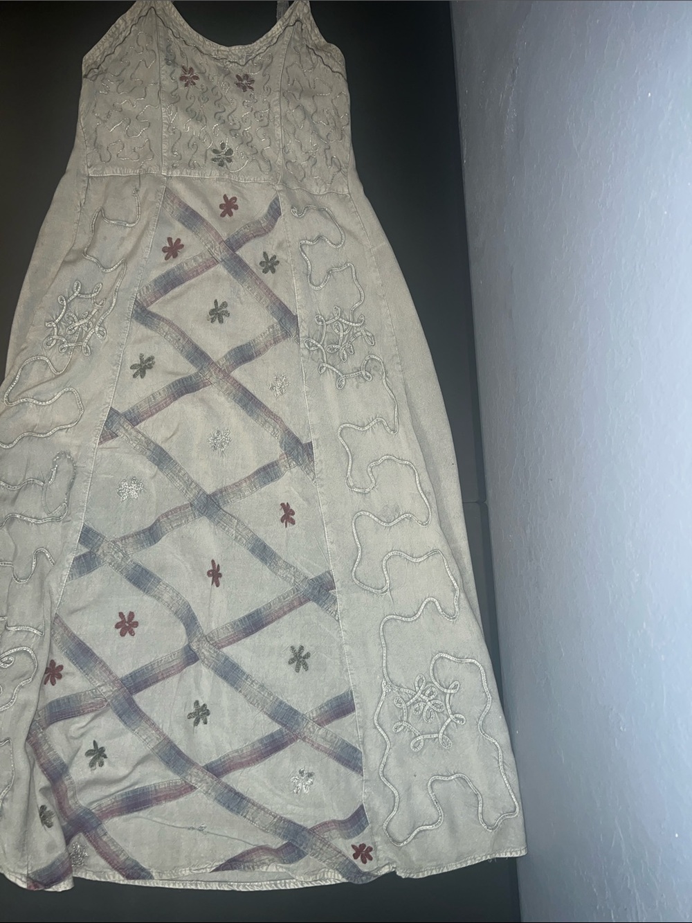 Boho Embroidered Maxi Dress